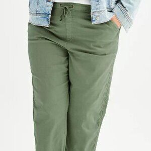 NWT - Sonoma Goods For Life Easy Paper Bag Waist Capri - 3X